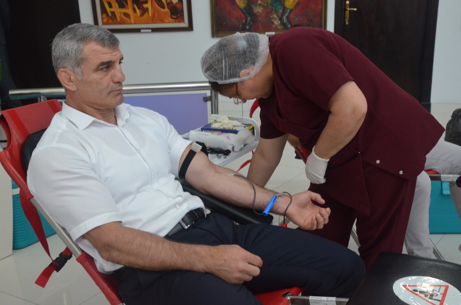 Milli Olimpiya Komitəsində kütləvi qanvermə aksiyası keçirilib
