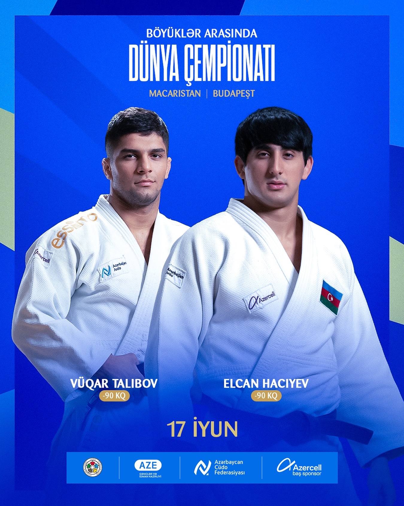Bu gün daha iki cüdoçumuz dünya çempionatında mübarizəyə başlayır