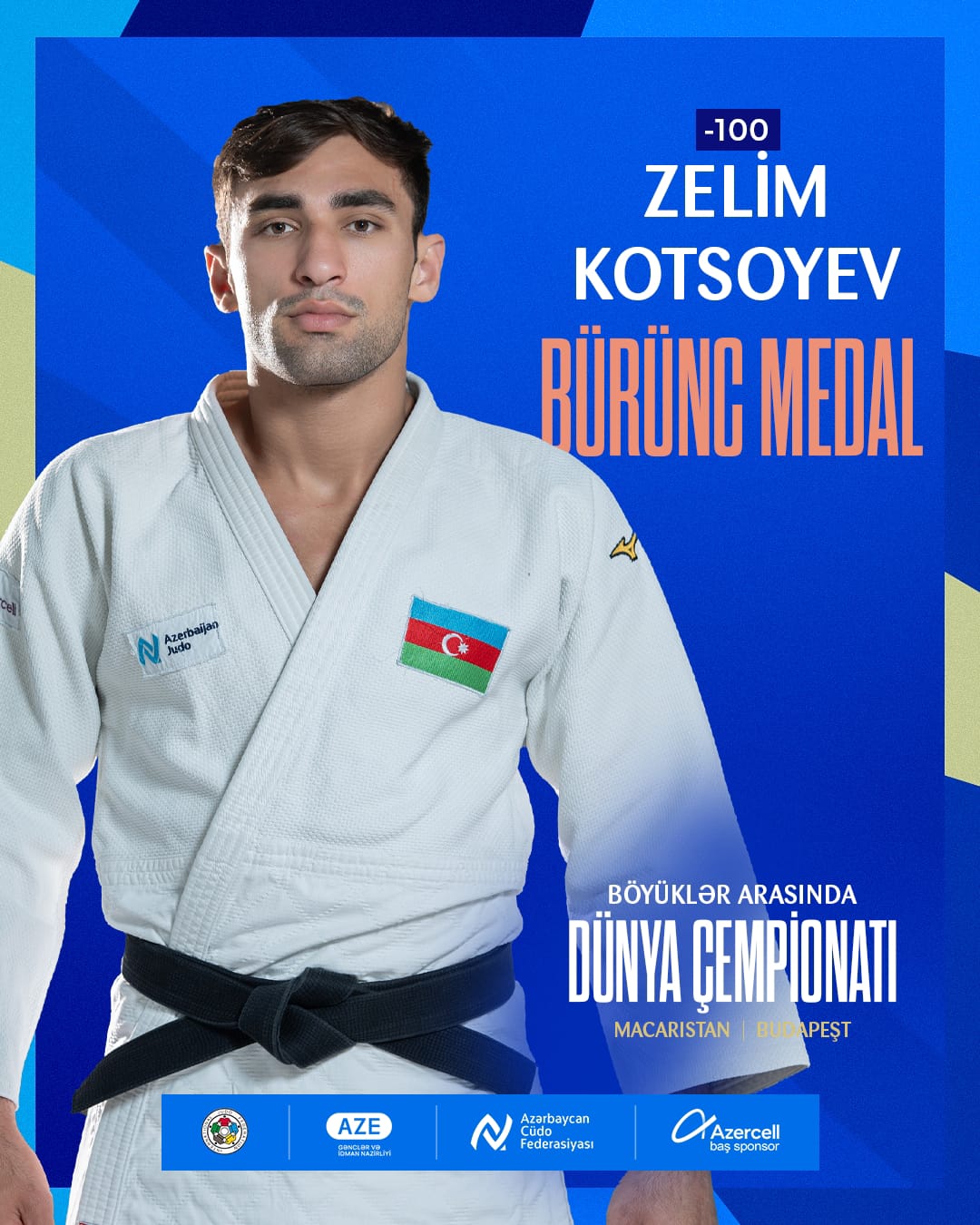 Zelim Kotsoyev dünya çempionatında komandamıza növbəti bürünc medalı qazandırdı