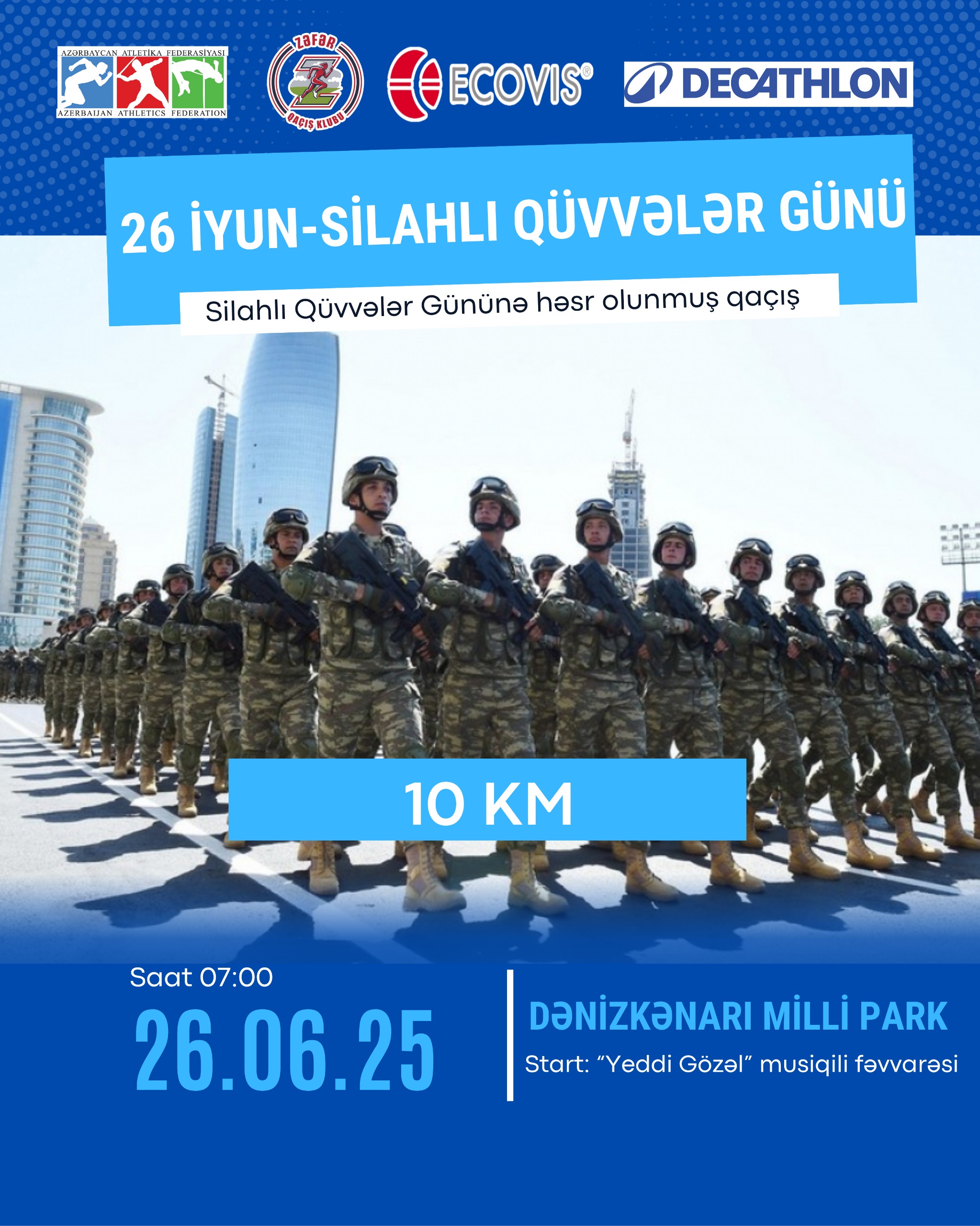 Dənizkənarı Milli Parkda 10 km məsafəyə kütləvi qaçış yarışı keçiriləcək