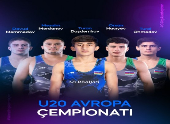 Üç güləşçimiz Avropa çempionatının finalında