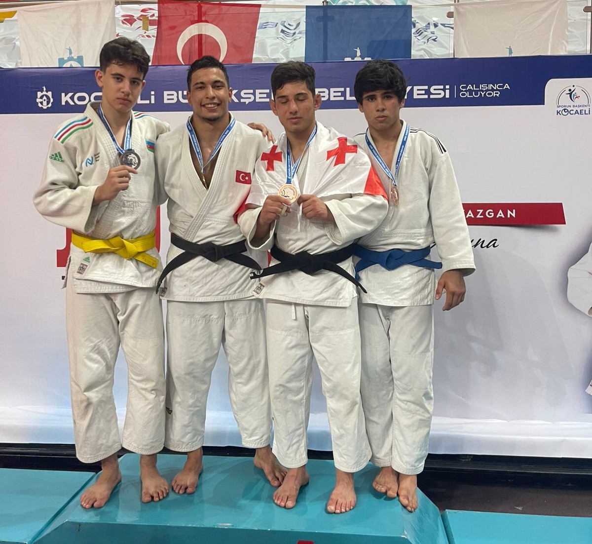 "Judo club 2012"nin dörd idmançısı Türkiyədə fəxri kürsüdə yer aldı 