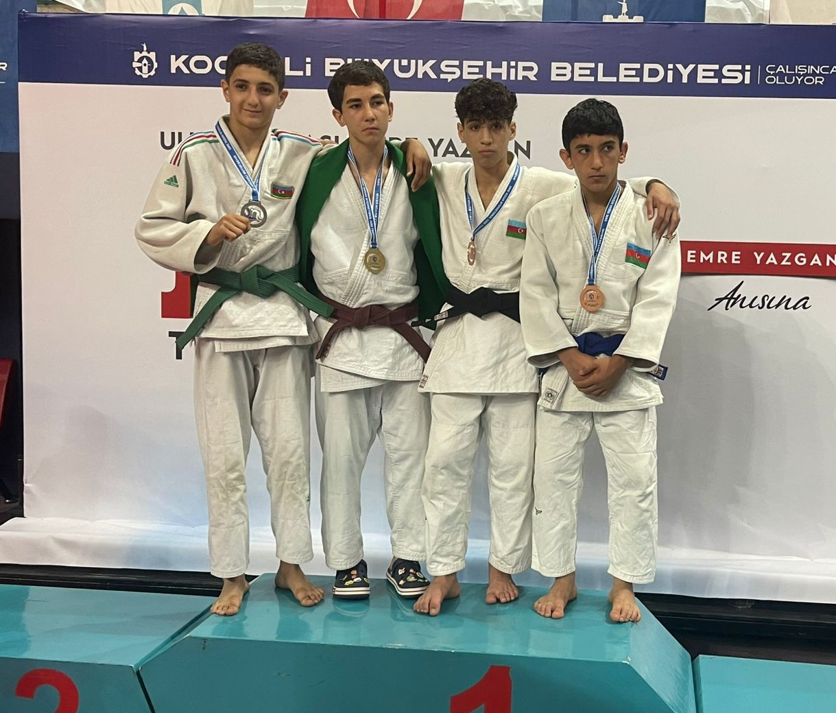 "Judo club 2012"nin dörd idmançısı Türkiyədə fəxri kürsüdə yer aldı 