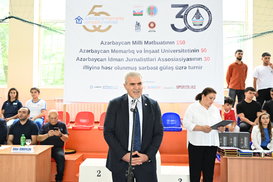 Yubileylərə həsr olunan sərbəst güləş üzrə Respublika turnirinə start verilib