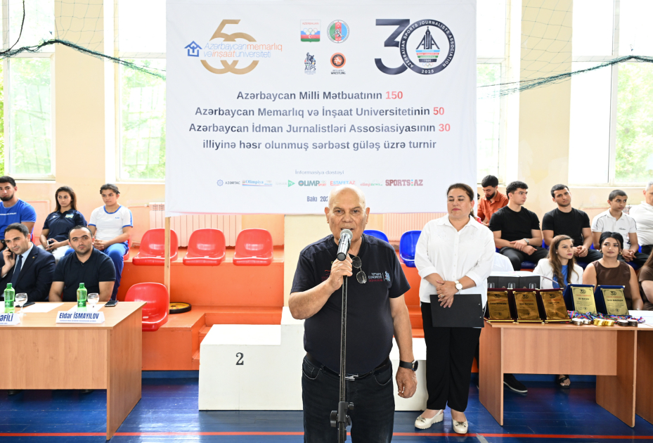 Yubileylərə həsr olunan sərbəst güləş üzrə Respublika turnirinə start verilib