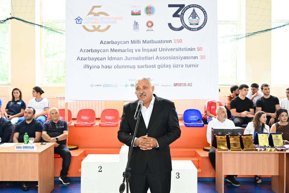 Yubileylərə həsr olunan sərbəst güləş üzrə Respublika turnirinə start verilib