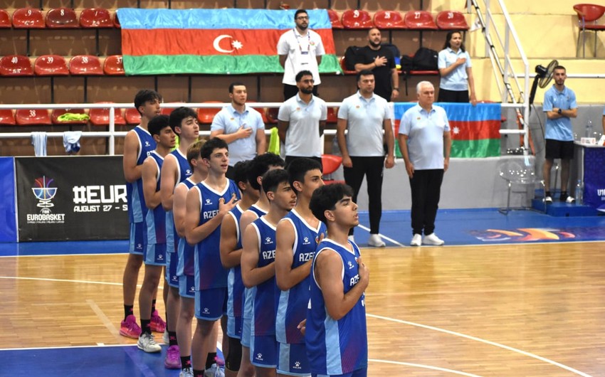 Basketbol millimiz Avropa çempionatını 5-ci yerdə tamamlayıb