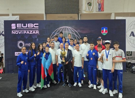 Daha bir boksçumuz Avropa birinciliyinə medal qazandı
