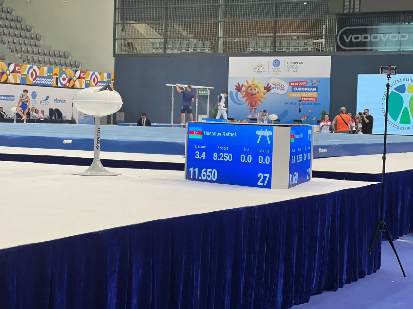 İdman gimnastımız EYOF-2025-də çıxış etdi - FOTO