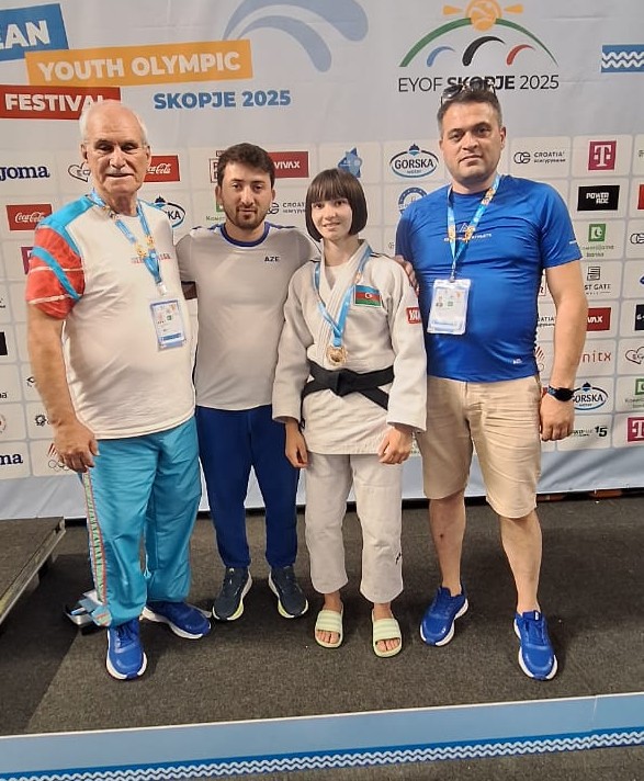 Skopye-2025: Cüdoçularımızdan bir gündə üç qızıl medal - FOTO