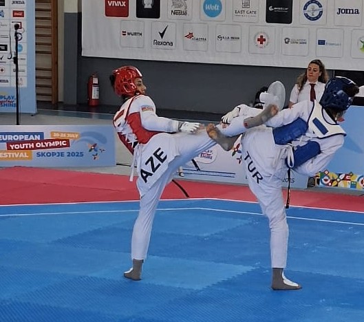 Skopye-2025: Taekvondoçumuz mübarizəni dayandırdı&nbsp;