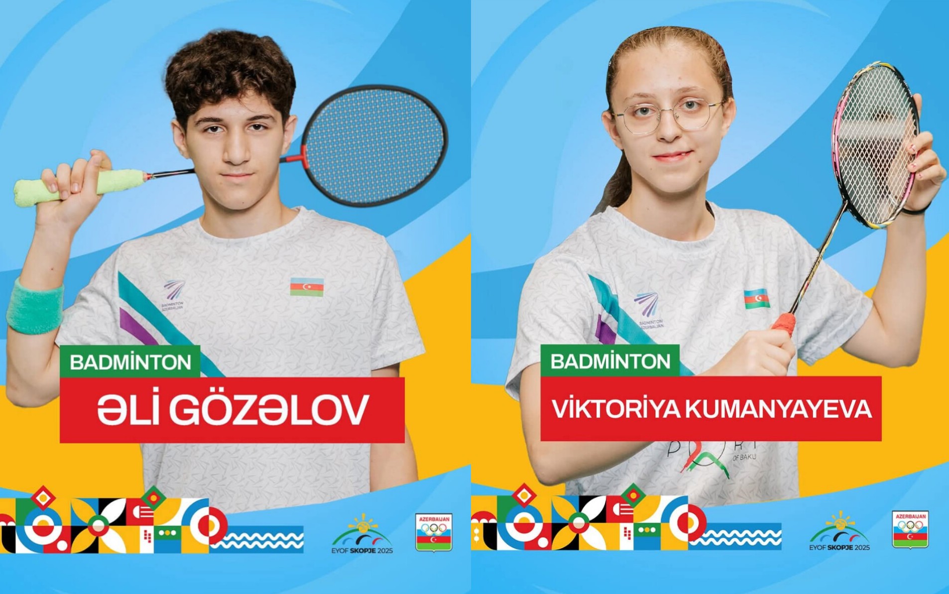 Skopye-2025: Badmintonçularımız qarışıq cütlərdə mübarizəni dayandırdı