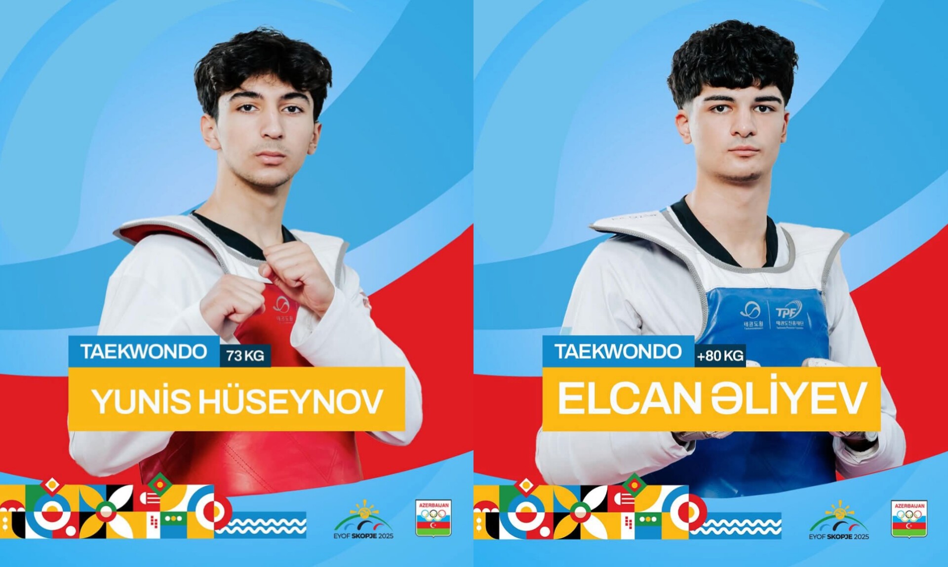 Skopye-2025: Taekvondoçularımız növbəti mərhələdə