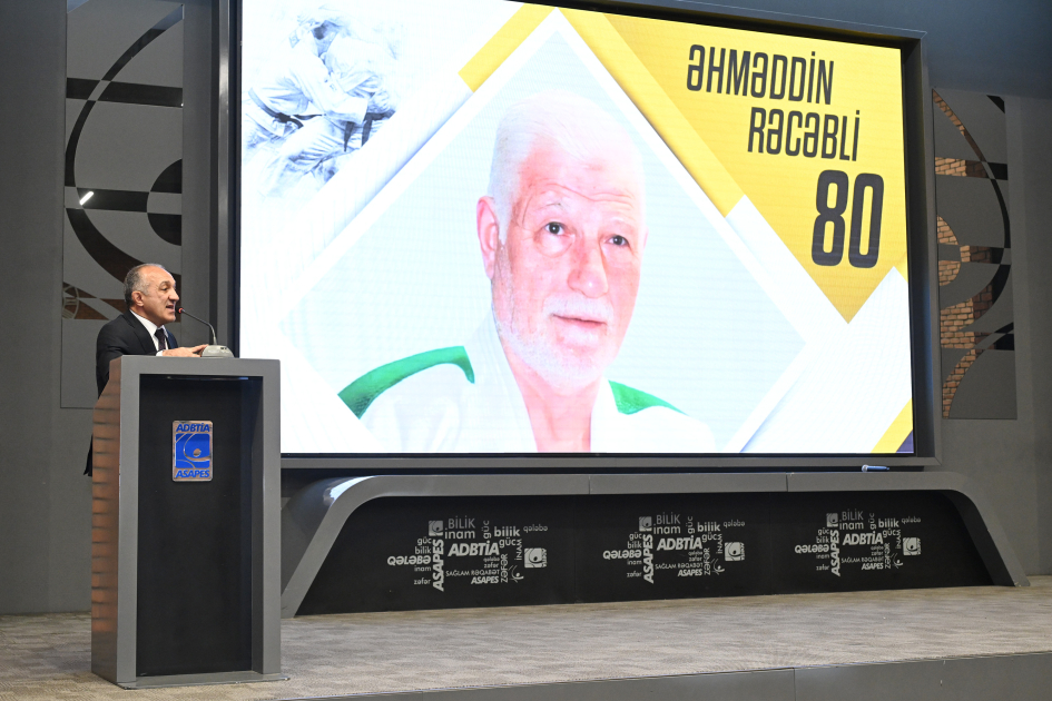 Azərbaycan cüdosunun canlı əfsanəsi Əhməddin Rəcəblinin 80 illik yubileyi qeyd olundu