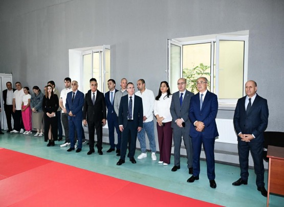 Azərbaycan İdman Akademiyasında əsaslı şəkildə yenilənən cüdo zalı istifadəyə verilib
