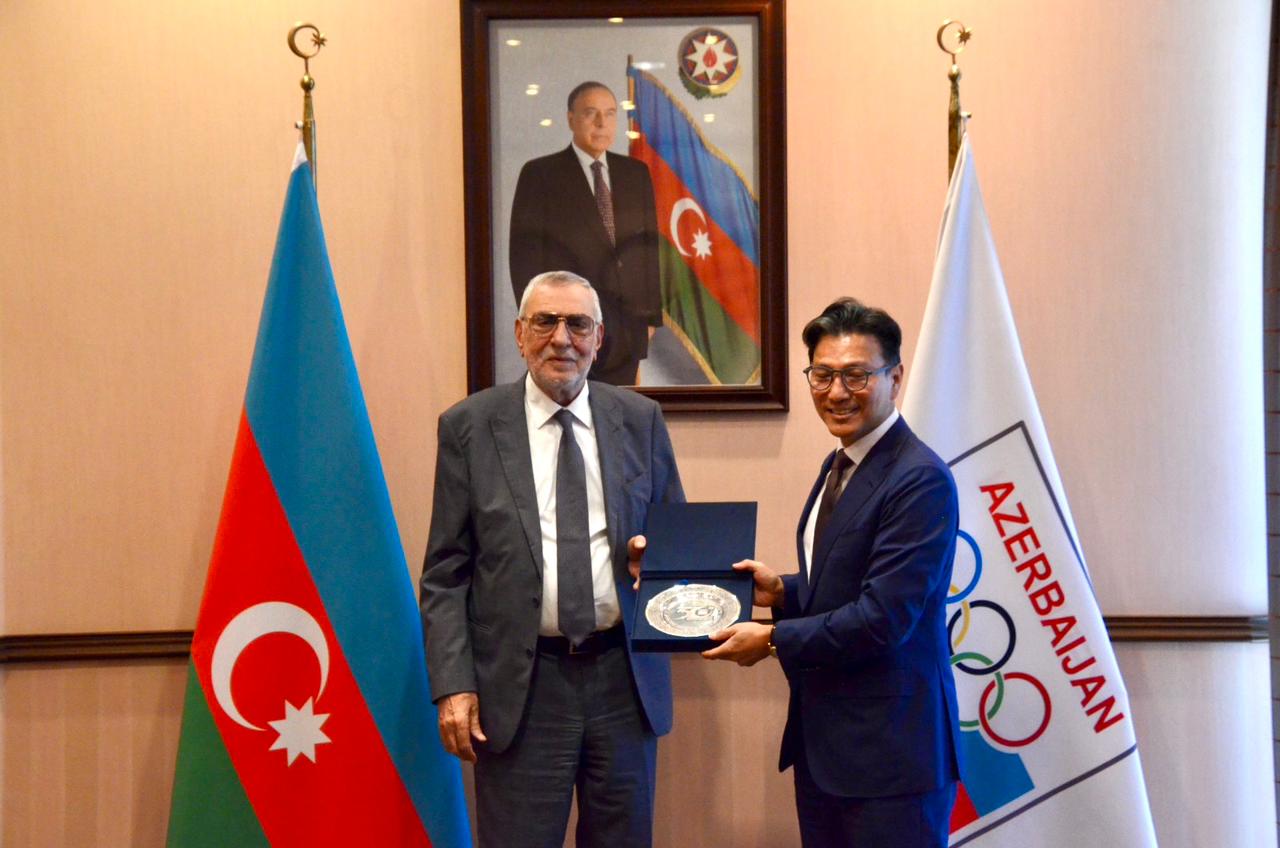 MOK-da Beynəlxalq Konkisürmə Birliyinin nümayəndə heyəti ilə görüş keçirilib