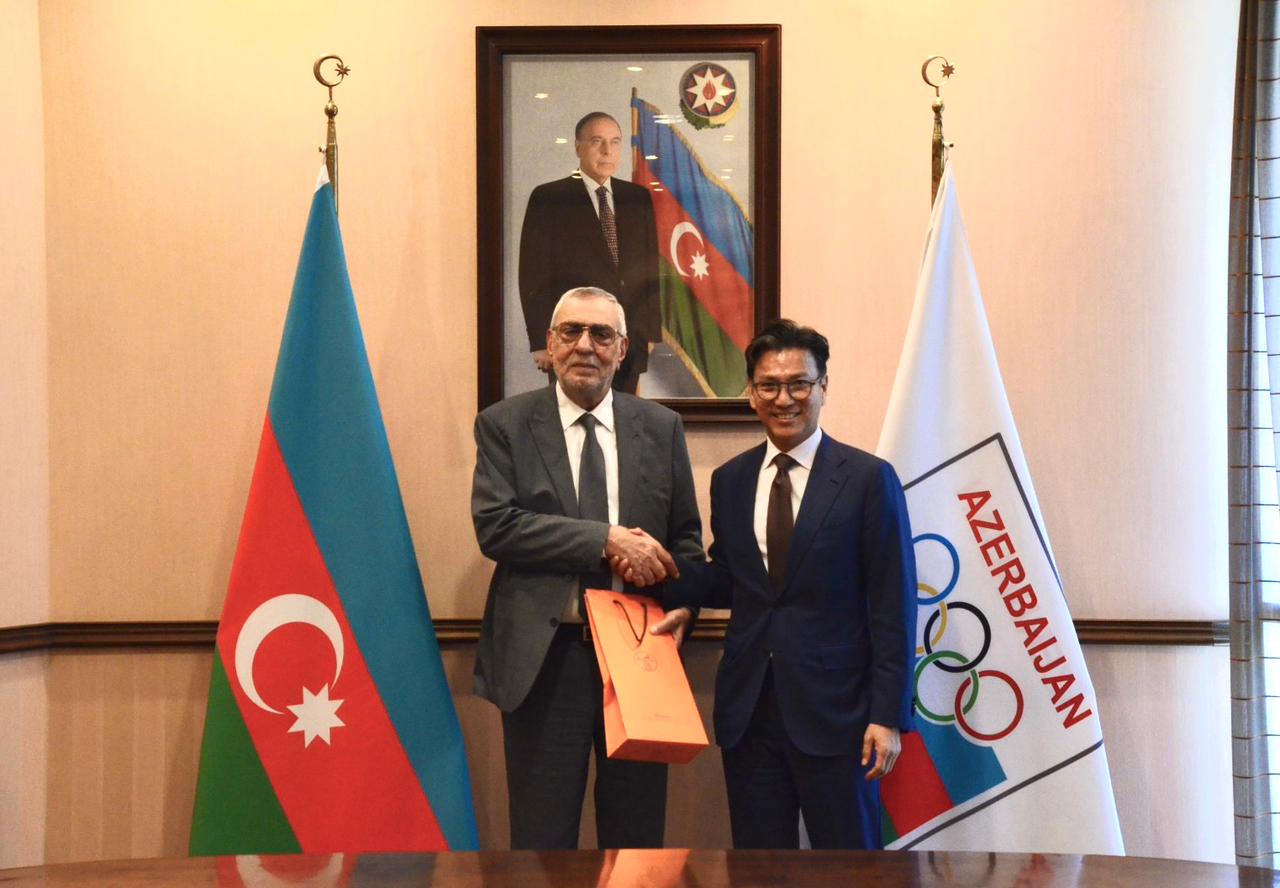 MOK-da Beynəlxalq Konkisürmə Birliyinin nümayəndə heyəti ilə görüş keçirilib