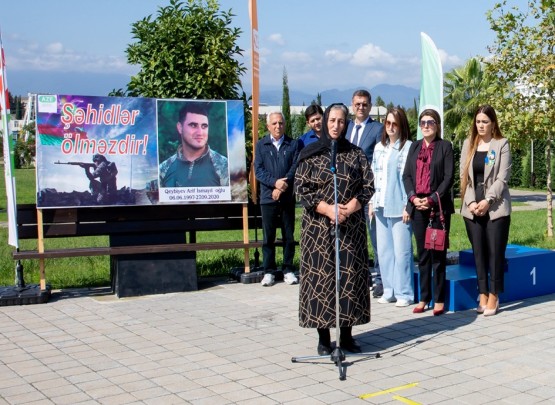 &nbsp;Zəfər şəhidi&nbsp;&ldquo;Arif Qeybiyev&rdquo; memorialında...&nbsp;