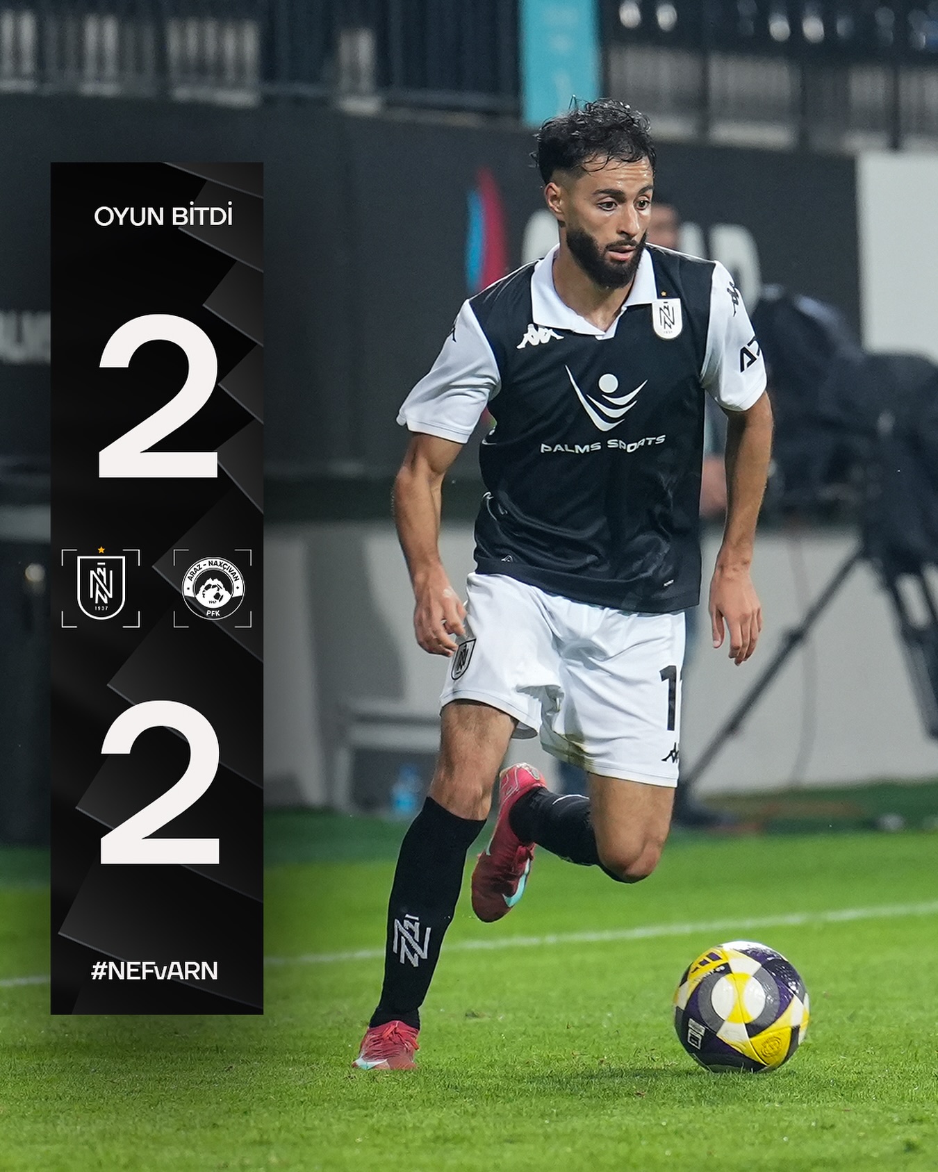 &quot;Neftçi&quot; - &quot;Araz-Naxçıvan&quot; oyununda&nbsp; qalib müəyyənləşmədi