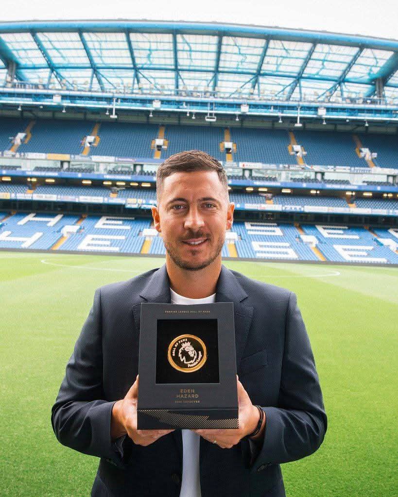 Eden Hazardın adı Premyer Liqanın &quot;Şöhrət zalı&quot;na daxil edilib&nbsp;