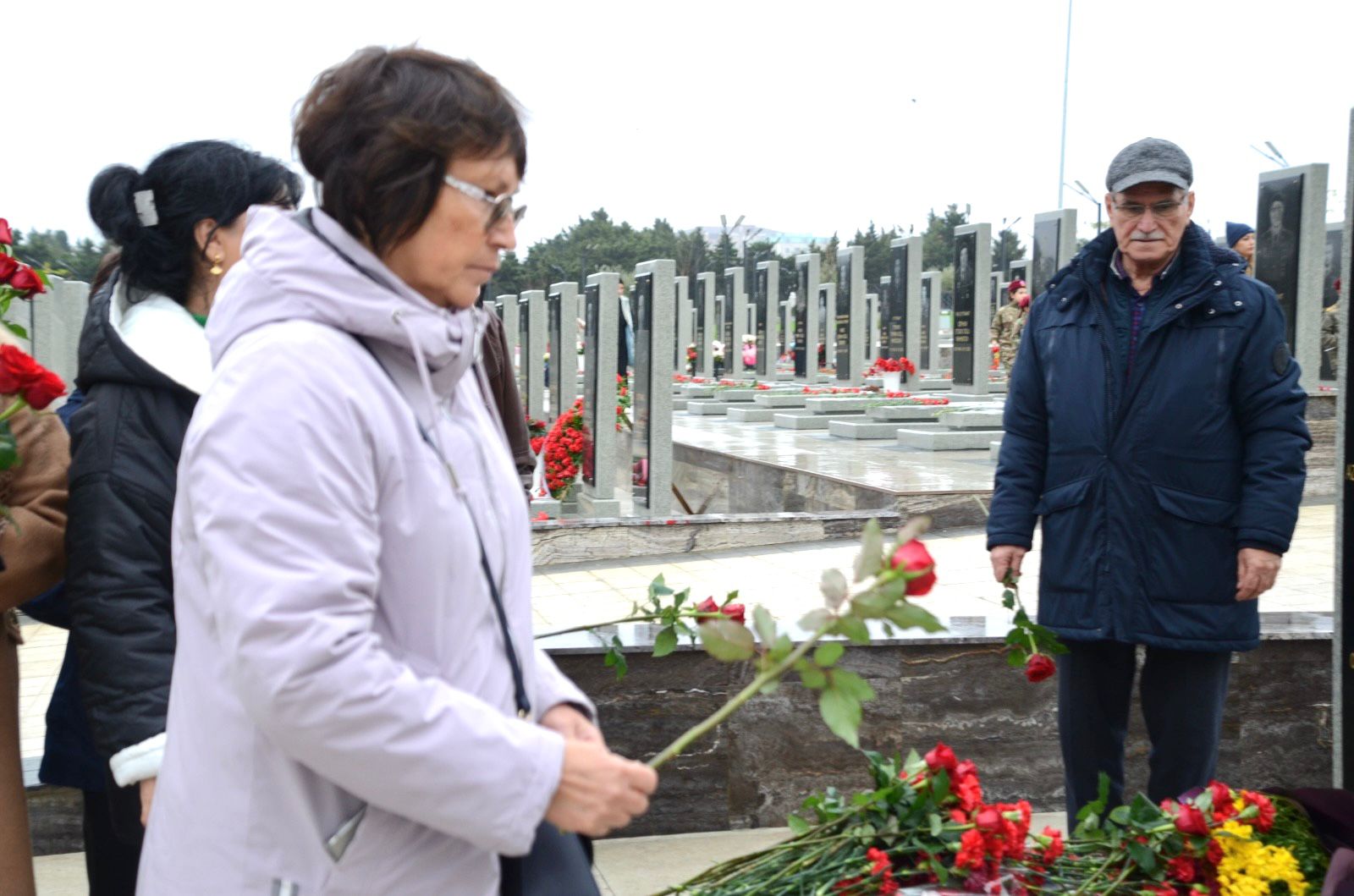 İdman Veteranları II Fəxri Xiyabanı ziyarət ediblər