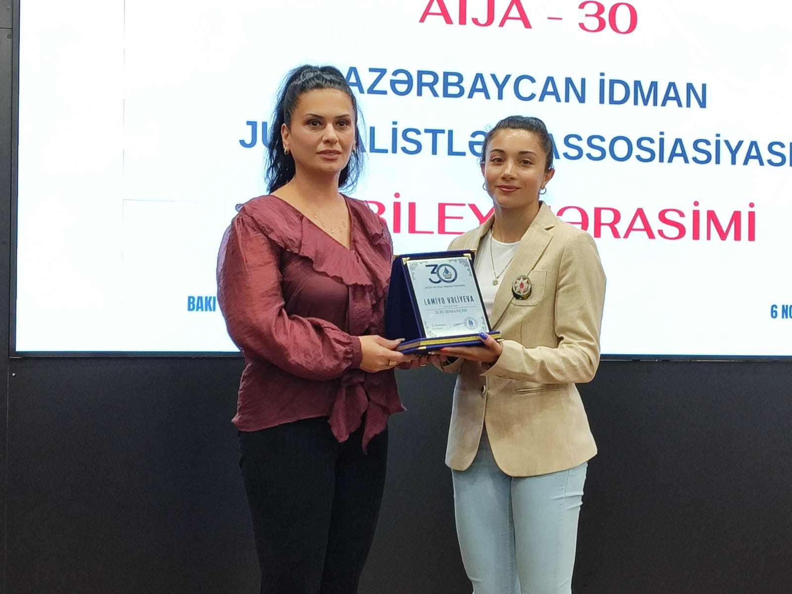 AİJA-nın 30 illik yubileyinə həsr olunmuş tədbir keçirilib