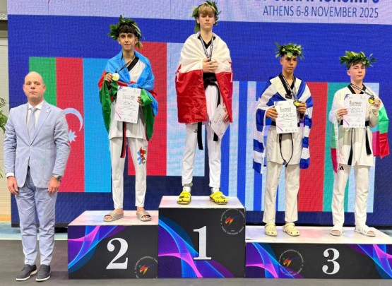 Taekvondoçumuz&nbsp;&nbsp;Avropa birinciliyində gümüş medal qazandı