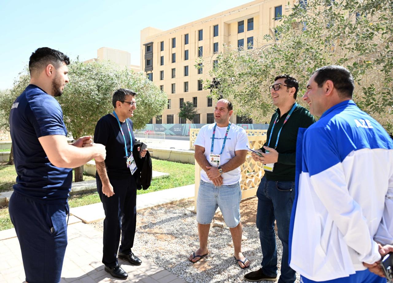 Nazir Ər-Riyadda Azərbaycan idmançıları ilə görüşüb&nbsp;