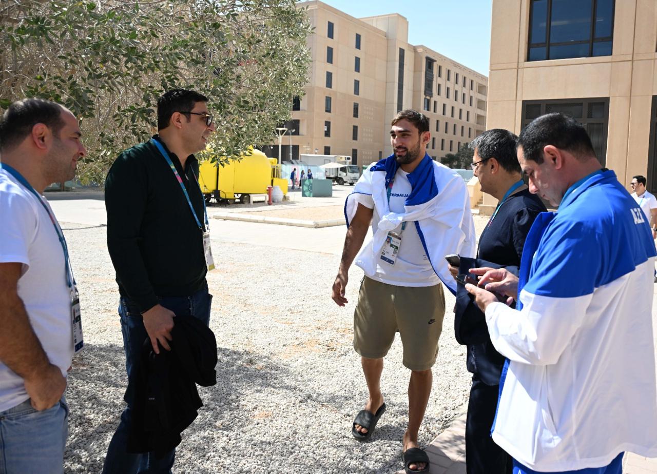 Nazir Ər-Riyadda Azərbaycan idmançıları ilə görüşüb&nbsp;