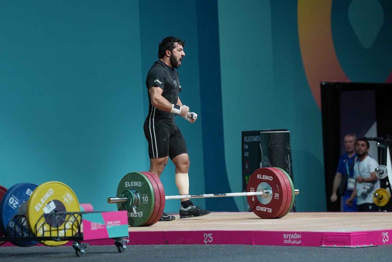 Ər-Riyad-2025: Ağırlıqqaldıranımız 1 gümüş və 2 bürünc medal qazanıb