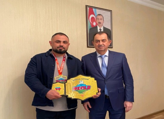 Dünya çempionu ilə Lənkəranda görüş olub&nbsp;