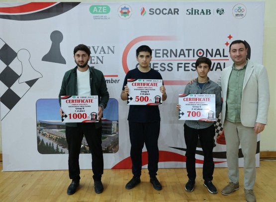 &ldquo;Shirvan Open 2025" Beynəlxalq Şahmat Festivalına yekun vurulub