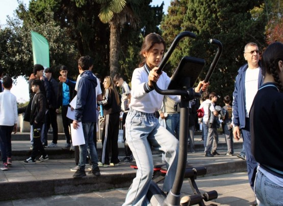 "Səyyar sağlam həyat" layihəsi çərçivəsində idman tədbiri keçirilib