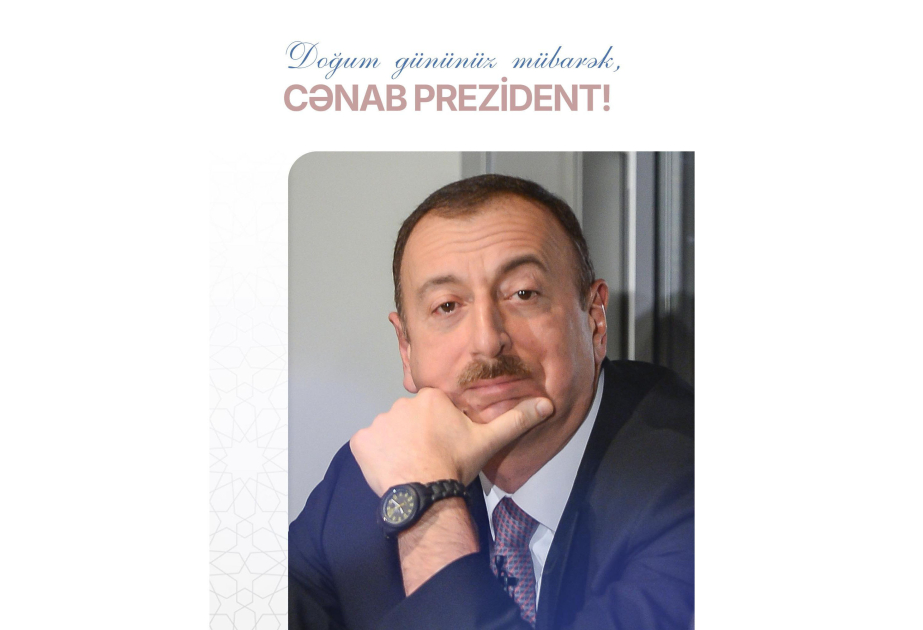 Mehriban Əliyeva Prezident İlham Əliyevin doğum günü ilə bağlı paylaşım edib