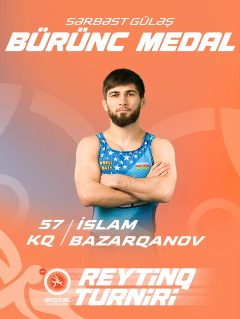 Güləşçilərimiz reytinq turnirinin ilk günündə 3 medal qazanıblar