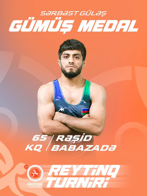 Güləşçilərimiz reytinq turnirinin ilk günündə 3 medal qazanıblar