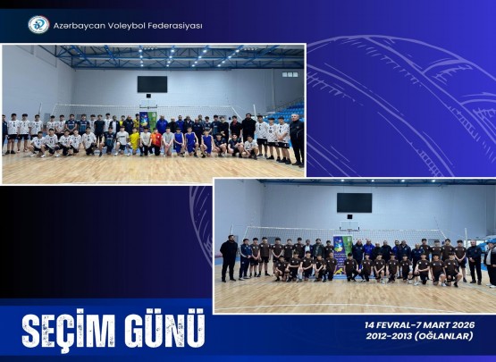 Şəkidə yeniyetmə və gənc voleybolçular üçün seçim prosesi keçirilib