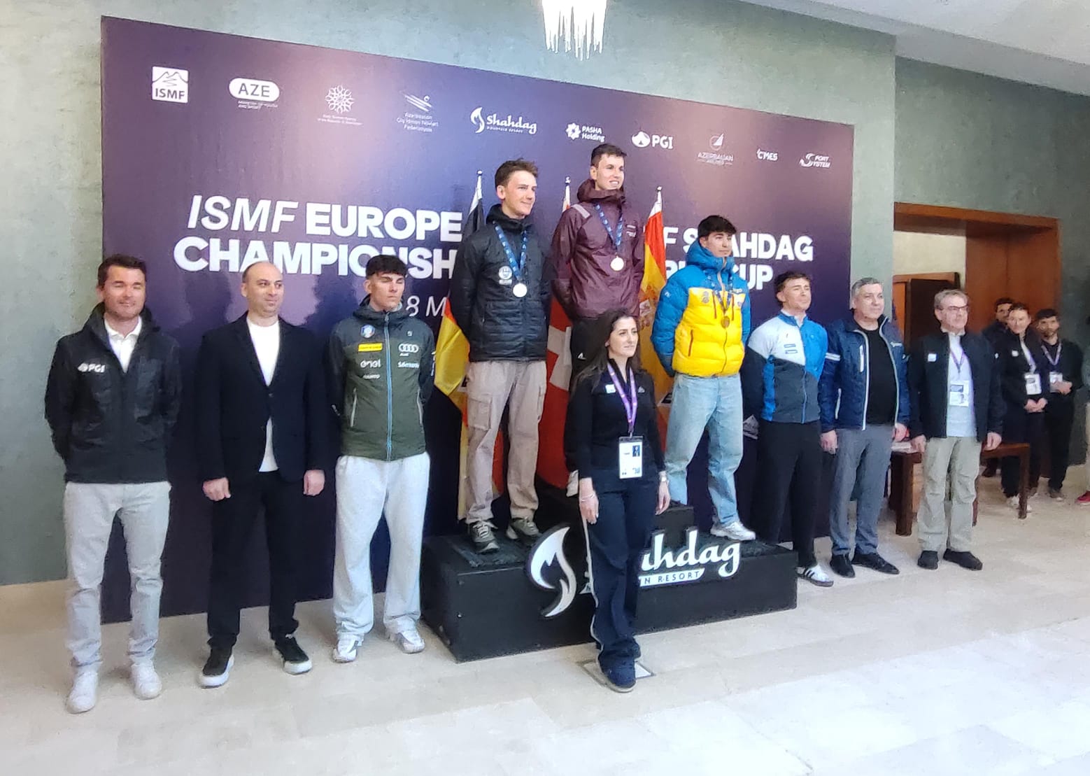 Avropa çempionatının qalibləri mükafatlandırıldı&nbsp;