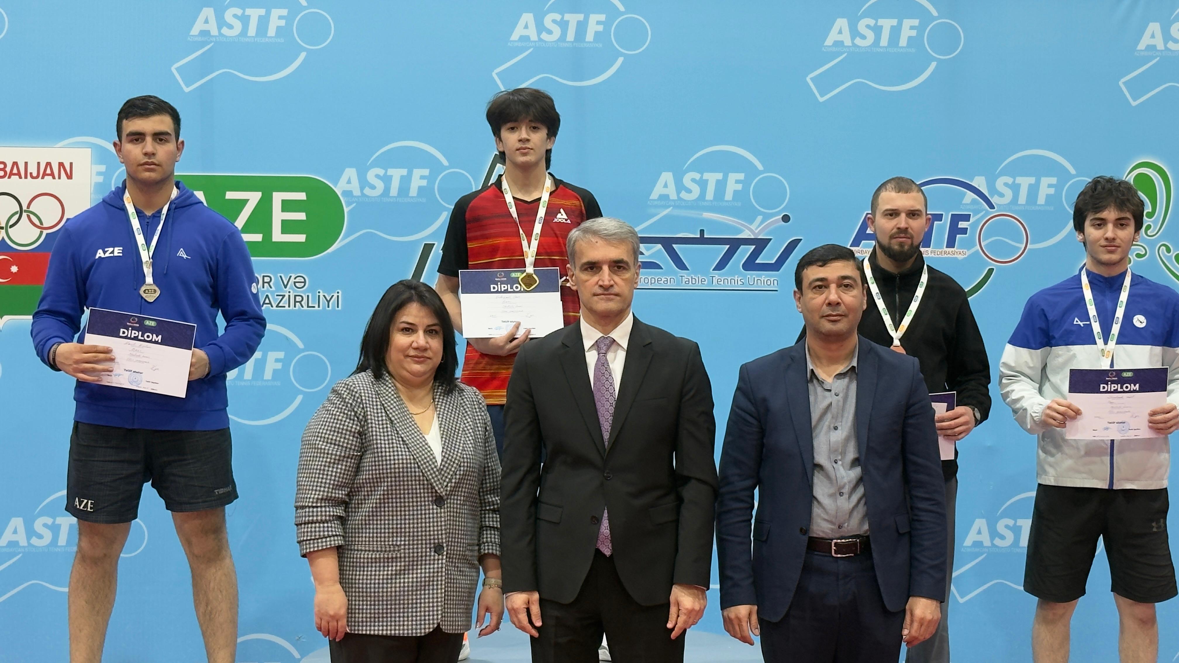Stolüstü tennis üzrə ölkə çempionatına yekun vurulub