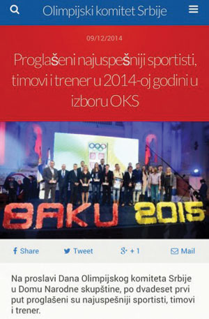 Serbiyada Bakı-2015 Avropa Oyunları haqqında videoçarx nümayiş olunub