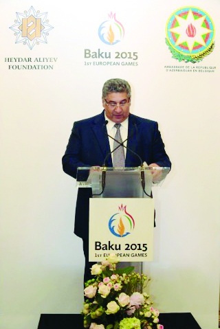 Heydər Əliyev Fondunun təşkilatçılığı ilə Bakı-2015 Brüsseldə təqdim olunub