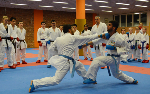 Tanınmış karateçilərimiz biliklərini Lüksemburqlu yeniyetmə və gənclərlə paylaşıblar