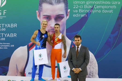 İdman gimnastikası üzrə 22-ci Bakı çempionatı və birinciliyi başa çatıb