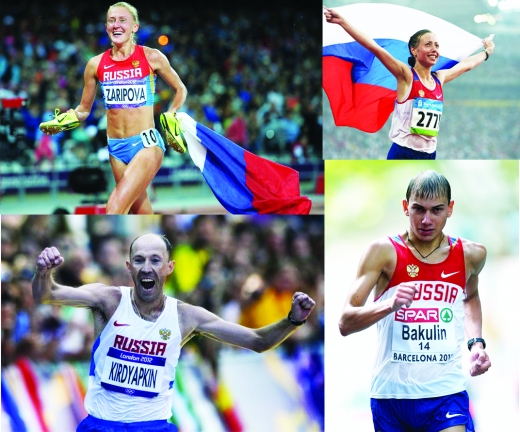 Rusiyalı atletlərin mükafatları geri alındı