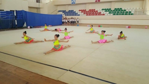 Kürdəmirdə bədii gimnastika üzrə festival keçirilib