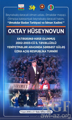 Oktay Hüseynovun xatirəsinə güləş turniri keçiriləcək