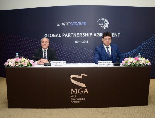 Milli brend "SmartScoring" Avropa Gimnastika İttifaqı ilə əməkdaşlıq edəcək