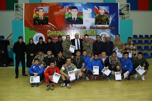 Qazaxda şəhidlərin xatirəsinə turnir keçirilib