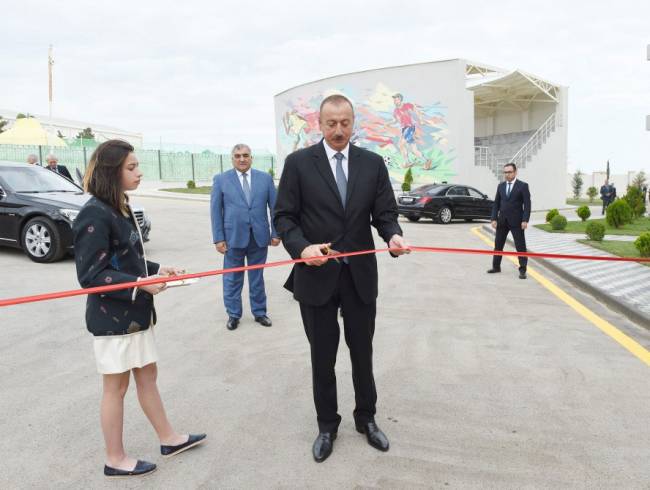 Prezident İlham Əliyev “Təhsil” Respublika İdman Mərkəzinin Zuğulba tədris idman bazasının açılışında iştirak edib