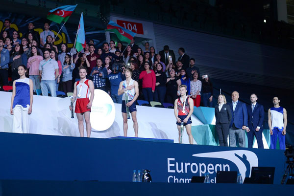 Bakıda keçirilən gimnastika üzrə XXIV Avropa çempionatı başa çatdı